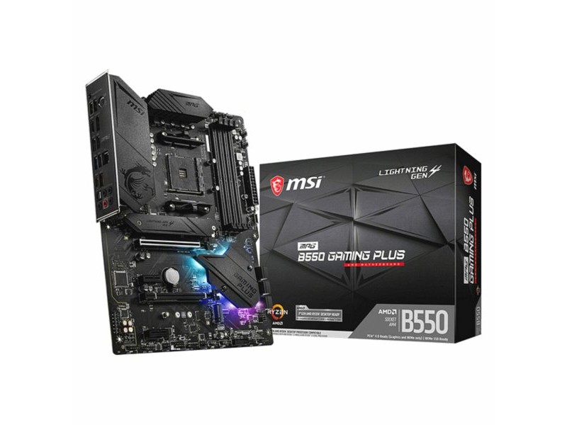 Дънна платка MSI MPG MSI MPG B550 Gaming Plus ATX DDR4 AM4 AMD AM4 AMD AMD B550 Дънна платка MSI MPG MSI MPG B550 Gaming Plus ATX DDR4 AM4 AMD AM4 AMD AMD B550