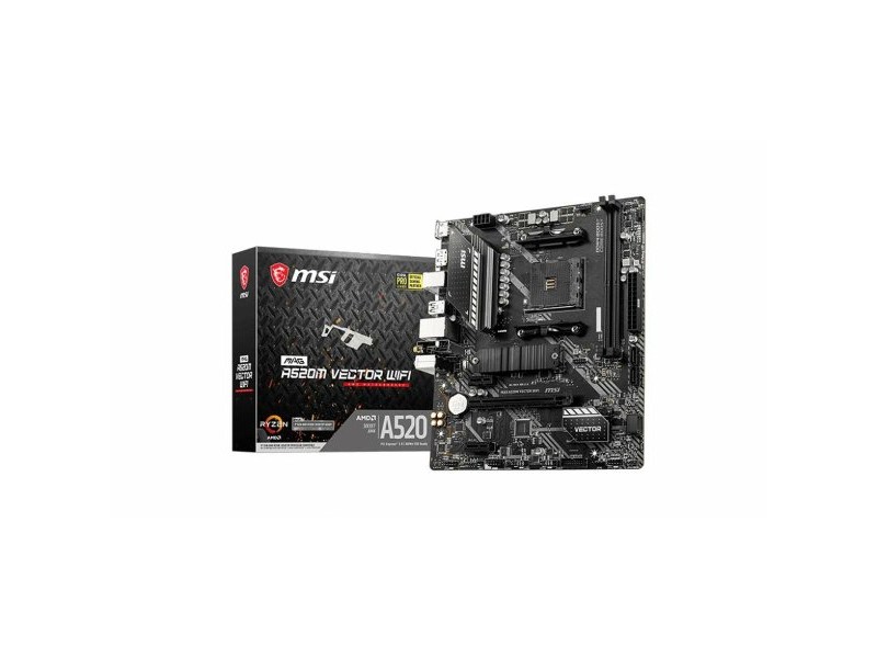 Дънна платка MSI MAG A520M VECTOR WIFI AMD A520 AMD AM4