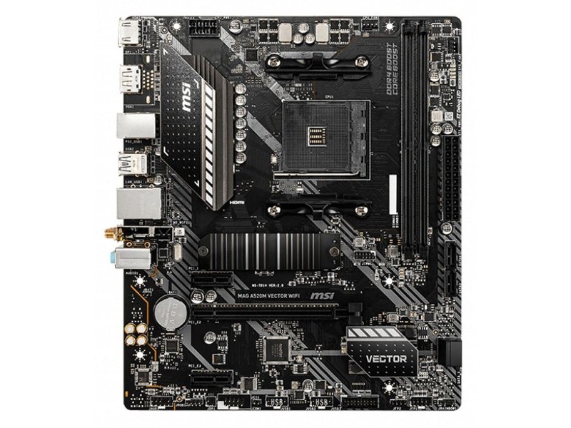 Дънна платка MSI MAG A520M VECTOR WIFI AMD A520 AMD AM4