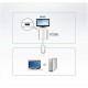 Адаптер за DisplayPort към HDMI Aten VC985-AT Бял