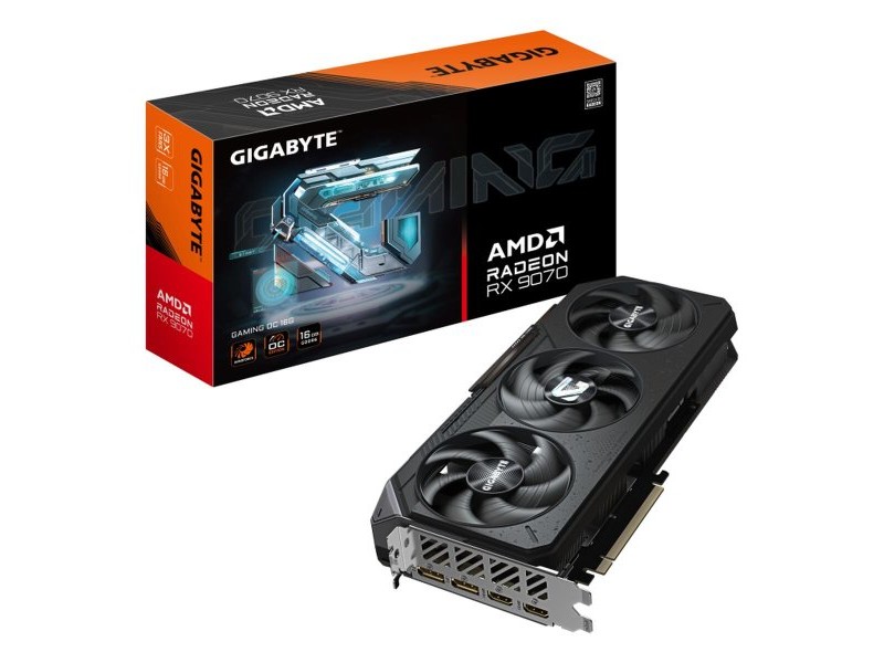 Графична карта Gigabyte RX 9070 GAMING OC 16GB 16 GB GDDR6