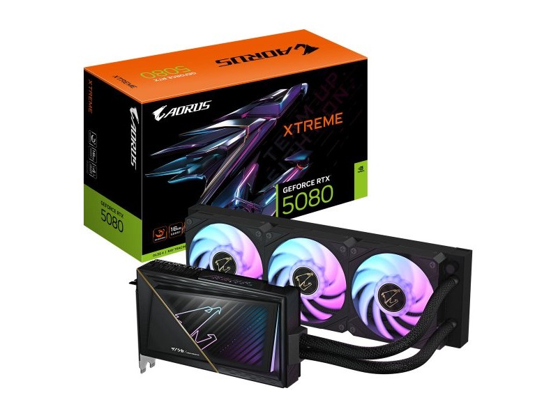 Графична карта Gigabyte GV-N5080AORUSX W-16GD GEFORCE RTX 5080 16 GB GDDR6