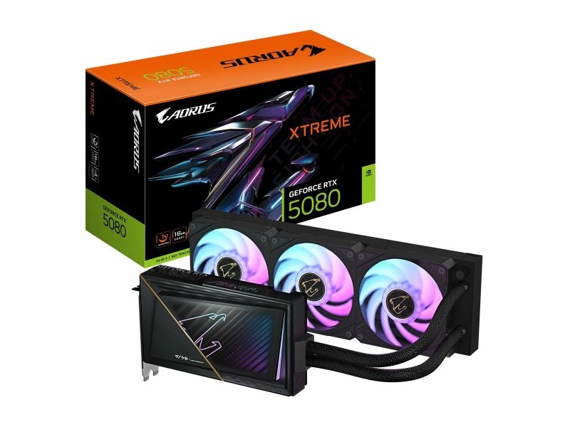 Графична карта Gigabyte GV-N5080AORUSX W-16GD GEFORCE RTX 5080 16 GB GDDR6