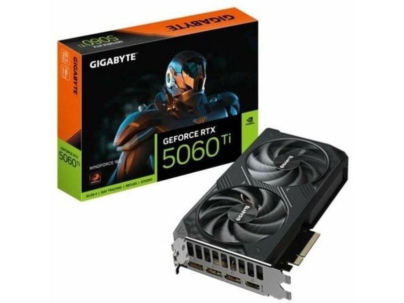 Графична карта Gigabyte 9VN506TW-00-G10 geforce rtx 5060 ti 16 GB GDDR6 GDDR7 Графична карта Gigabyte 9VN506TW-00-G10 geforce rtx 5060 ti 16 GB GDDR6 GDDR7