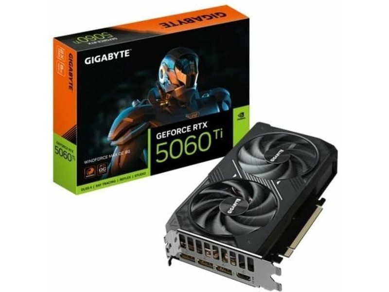 Графична карта Gigabyte 9VN506TWX8-00-G10 geforce rtx 5060 ti 8 GB GDDR7
