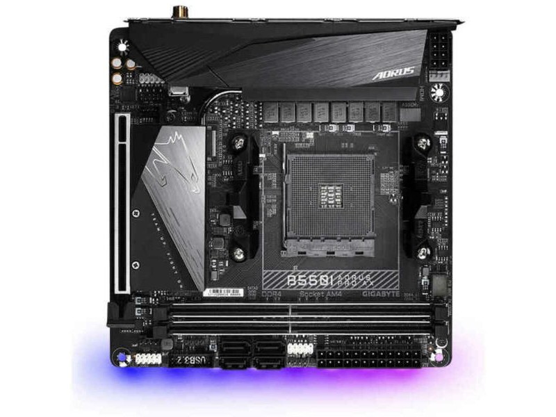 Дънна платка Gigabyte B550I AORUS PRO AX mATX AM4     AMD AM4 AMD AMD B550