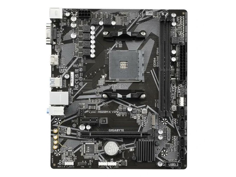 Дънна платка Gigabyte A520M K V2 AMD A520 AMD AM4