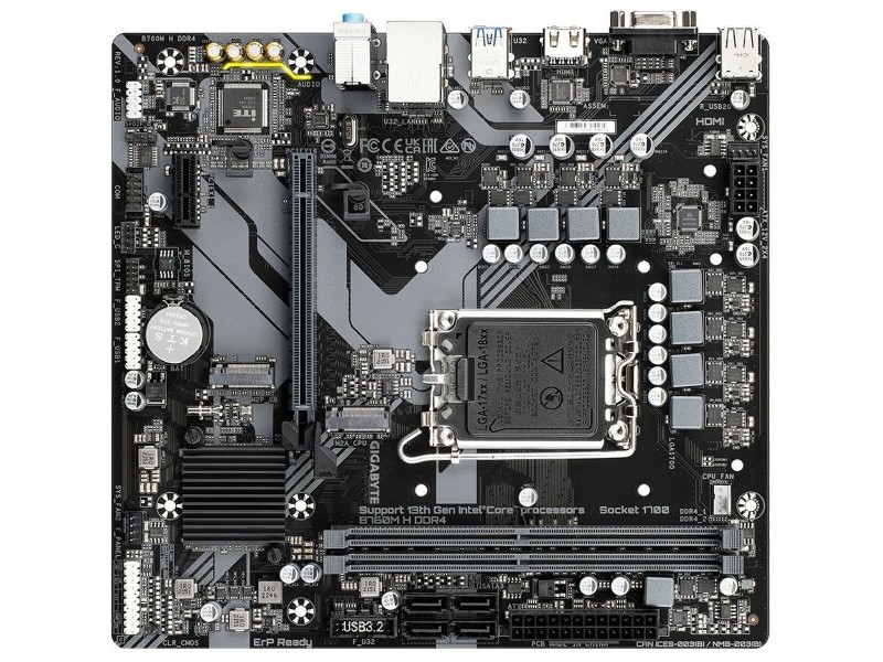 Дънна платка Gigabyte 9MB76MH4-00-10 LGA 1700 Intel B760