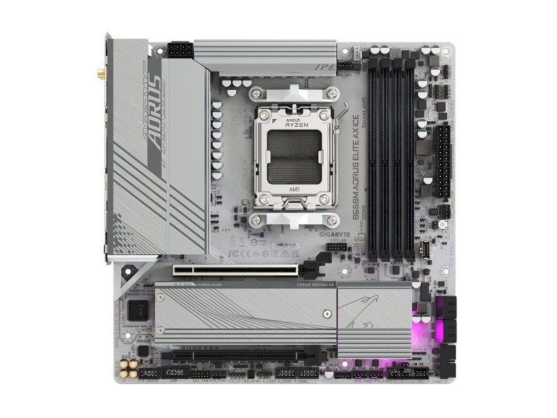 Дънна платка Gigabyte B650M AORUS ELITE AX ICE AMD B650 AMD AM5