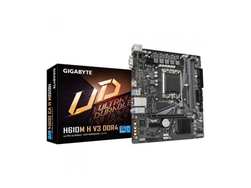 Дънна платка Gigabyte H610M H V3 DDR4 1.0 LGA 1700 INTEL H610