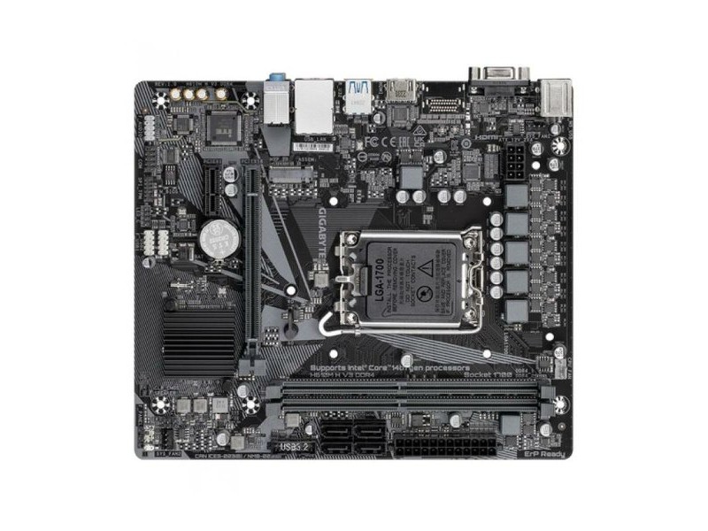 Дънна платка Gigabyte H610M H V3 DDR4 1.0 LGA 1700 INTEL H610