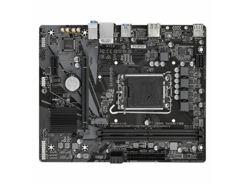 Дънна платка Gigabyte H610M K V2 INTEL H610 LGA 1700