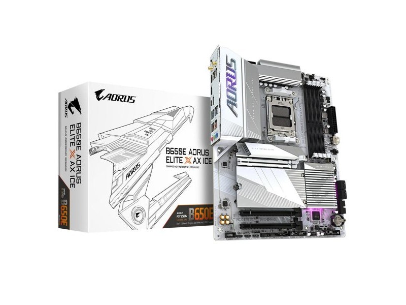 Дънна платка Gigabyte B650E AORUS ELITE X ICE AMD B650 AMD AM5
