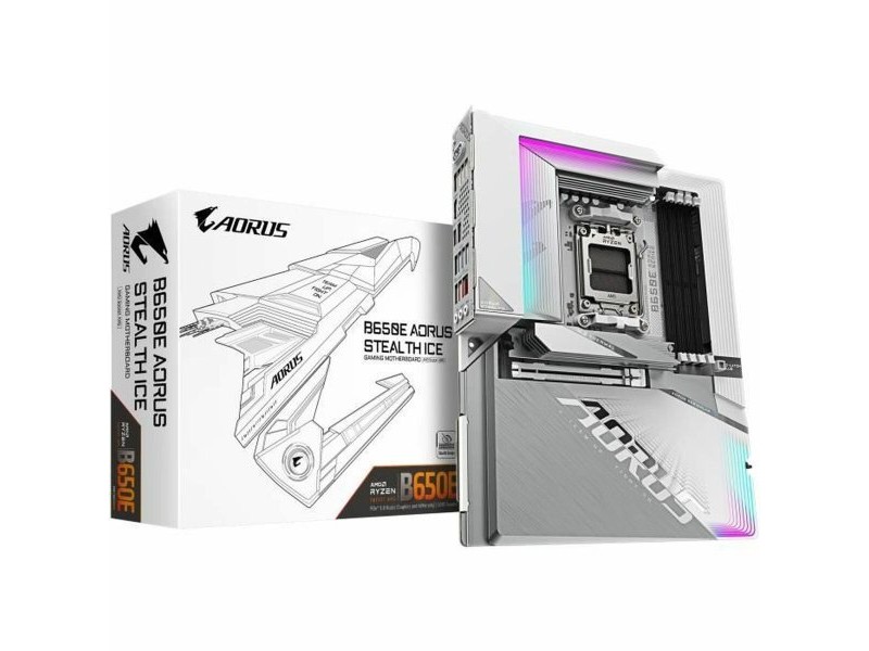 Дънна платка Gigabyte B650E AORUS STEALTH ICE AMD AMD B650 AMD AM5