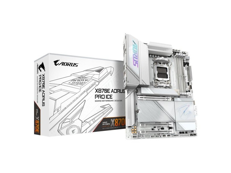 Дънна платка Gigabyte X870E AORUS PRO ICE AMD X870E AMD AM5