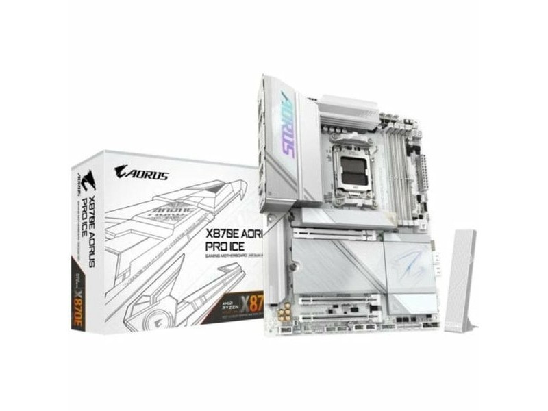 Дънна платка Gigabyte X870E AORUS PRO ICE AMD X870E AMD AM5