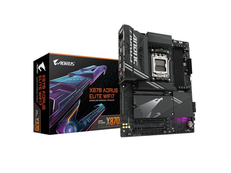 Дънна платка Gigabyte X870 AORUS ELITE WIFI7 AMD X870 AMD X870 AMD AM5