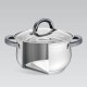 Касерола с Капак Feel Maestro MR-3522-6M-BLACK Сребрист Стомана Неръждаема стомана Ø 18 cm Ø 20 cm Ø 16 cm 2,5 L 1,8 L 3,5 L (6