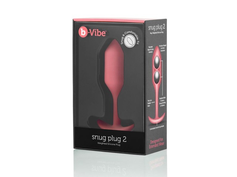 Анален разширител B-Vibe 2 Оранжев Корал