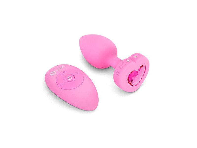 Вибратор B-Vibe Heart Розов