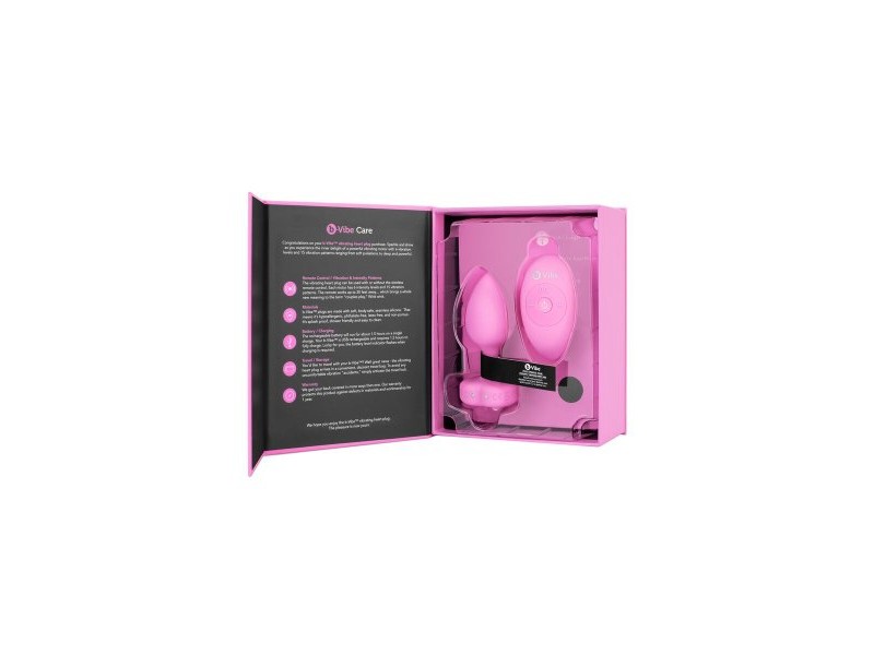 Вибратор B-Vibe Heart Розов