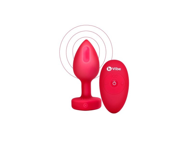 Вибратор B-Vibe Heart Червен