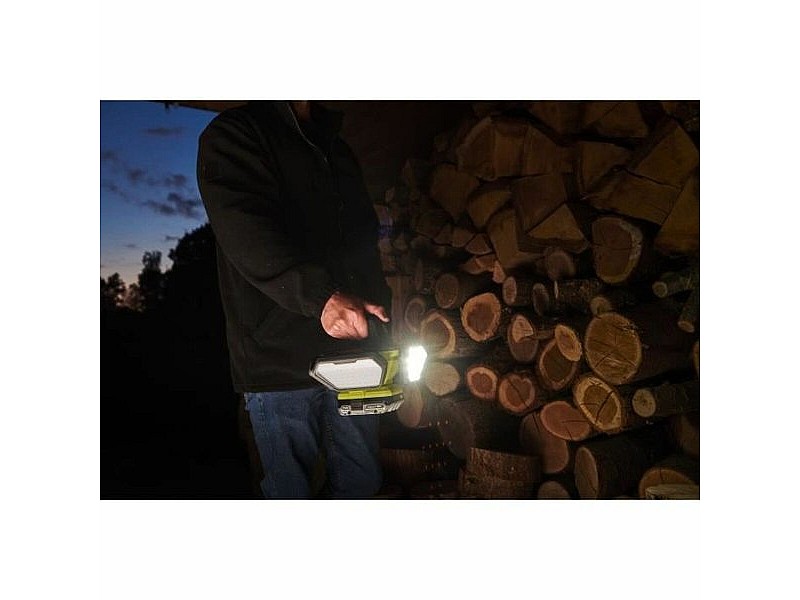 LED spotlight Ryobi 360° 500 lm Зелен Сив