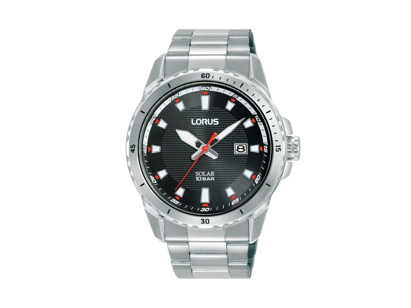 Мъжки часовник Lorus RX367AX9 Черен Сребрист