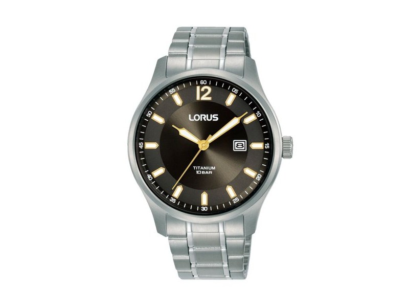 Мъжки часовник Lorus RH999QX9 Черен Сребрист (Ø 40 mm)