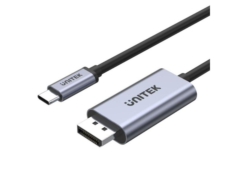 Кабел USB-C към DisplayPort Unitek V1409A Мъжки/Мъжки 2 m Кабел USB-C към DisplayPort Unitek V1409A Мъжки/Мъжки 2 m