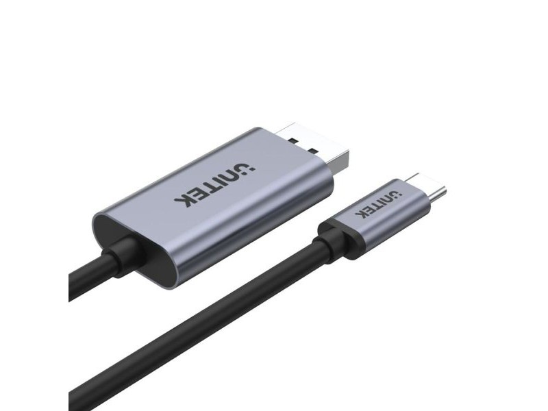 Кабел USB-C към DisplayPort Unitek V1409A Мъжки/Мъжки 2 m Кабел USB-C към DisplayPort Unitek V1409A Мъжки/Мъжки 2 m