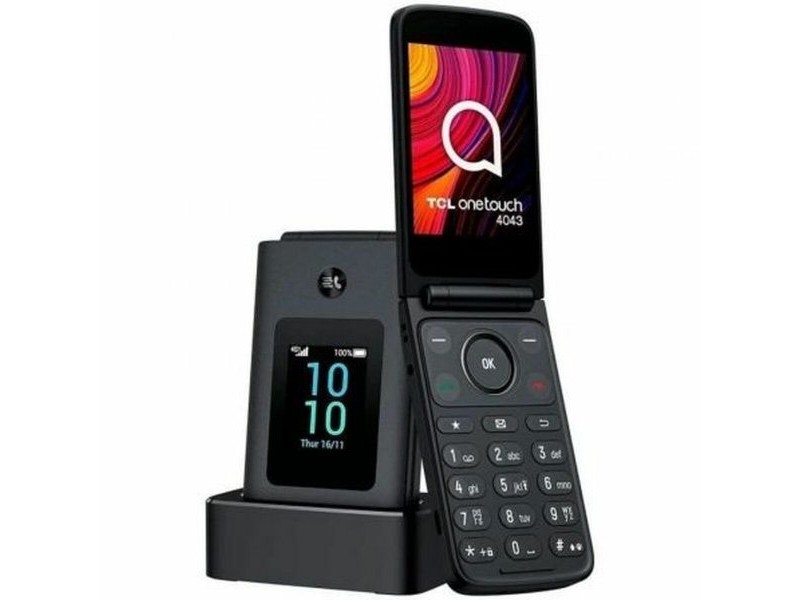 Мобилен телефон за по-възрастни хора TCL One Touch 4043D Сив 512 MB RAM 2,8