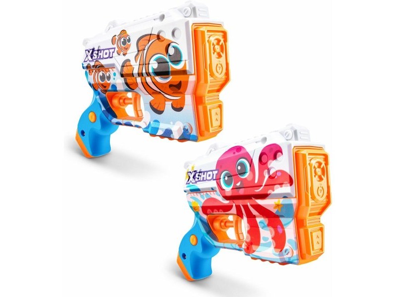 Комплект от 2 Пистолета Zuru X-Shot Preschool Blaster  130 ml 15,5 x 37 x 4,8 cm