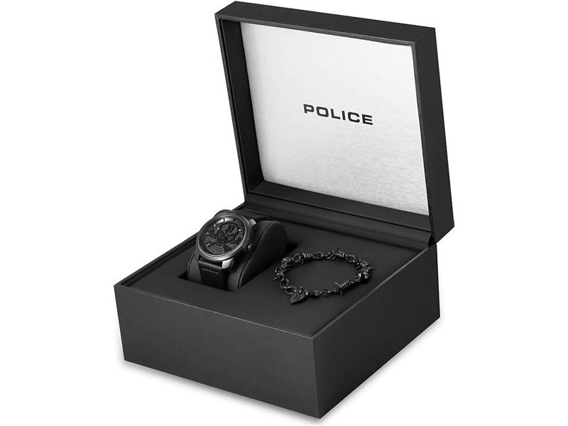 Мъжки часовник Police PL.15714JSB-02A-XM (Ø 45 mm) Мъжки часовник Police PL.15714JSB-02A-XM (Ø 45 mm)