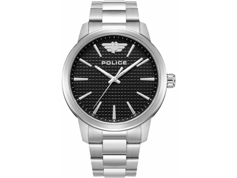 Мъжки часовник Police PEWJG0018402 Черен Сребрист