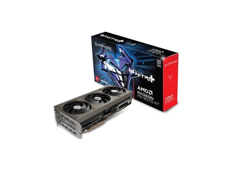 Графична карта Sapphire 11348-01-20G radeon rx 9070 xt 16 GB GDDR6 Графична карта Sapphire 11348-01-20G radeon rx 9070 xt 16 GB GDDR6