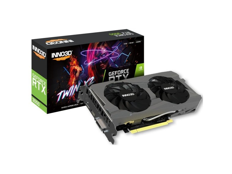 Графична карта INNO3D N30502-08D6-1711VA41 Nvidia GeForce RTX 3050 8 GB GDDR6 Графична карта INNO3D N30502-08D6-1711VA41 Nvidia GeForce RTX 3050 8 GB GDDR6