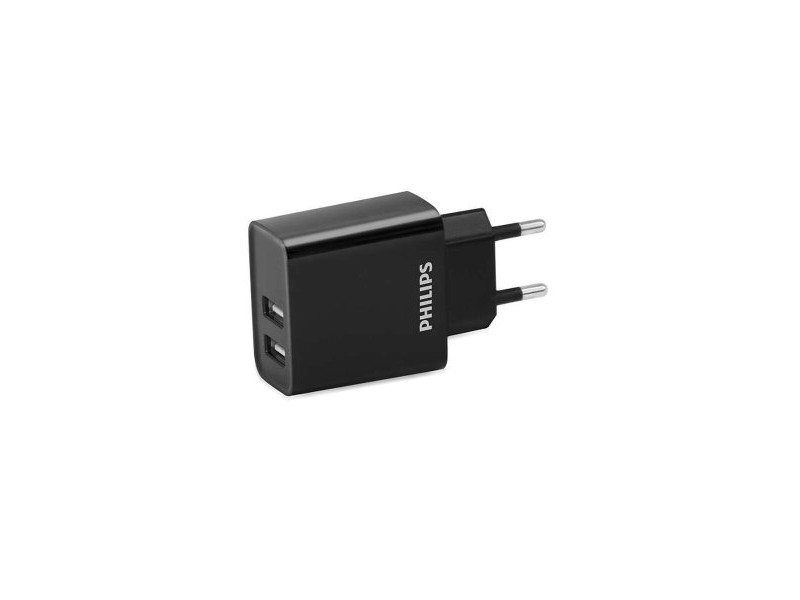 Зарядно за стена Philips DLP2610/12 15 W Черен (1 броя) Зарядно за стена Philips DLP2610/12 15 W Черен (1 броя)