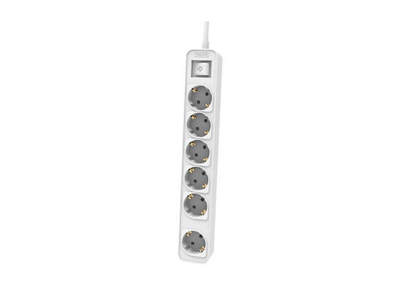 Контакт - 6 изхода с копче Philips CHP2164W/62 (1,5 m)