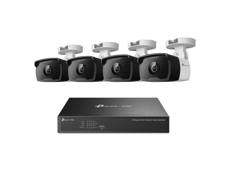 Комплект камери за видеонаблюдение TP-Link VIGI NK8P-B434I