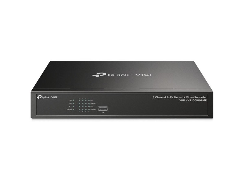 Мрежова записвачка на видео TP-Link VIGI NVR1008H-8MP