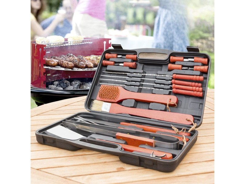Барбекю Куфарче Barbecase InnovaGoods 18 Части