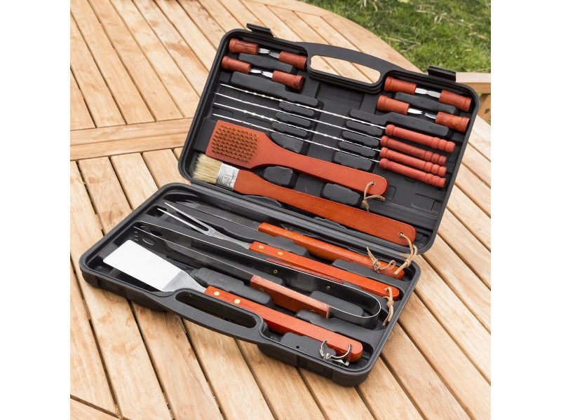 Барбекю Куфарче Barbecase InnovaGoods 18 Части