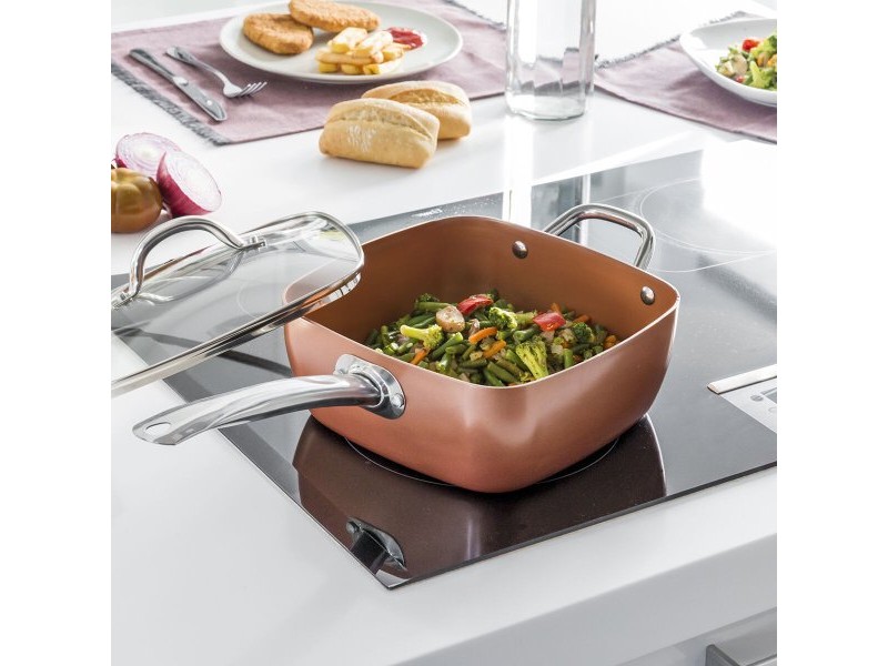 Комплект Многофункционален Тиган 5 в 1 Copper Coppans InnovaGoods 4 Части