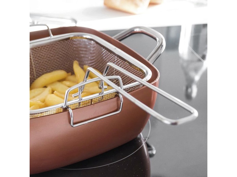 Комплект Многофункционален Тиган 5 в 1 Copper Coppans InnovaGoods 4 Части