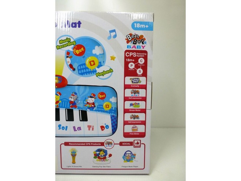 Играчка пиано Winfun 90 x 0,5 x 38 cm Син Животни (6 броя) Играчка пиано Winfun 90 x 0,5 x 38 cm Син Животни (6 броя)
