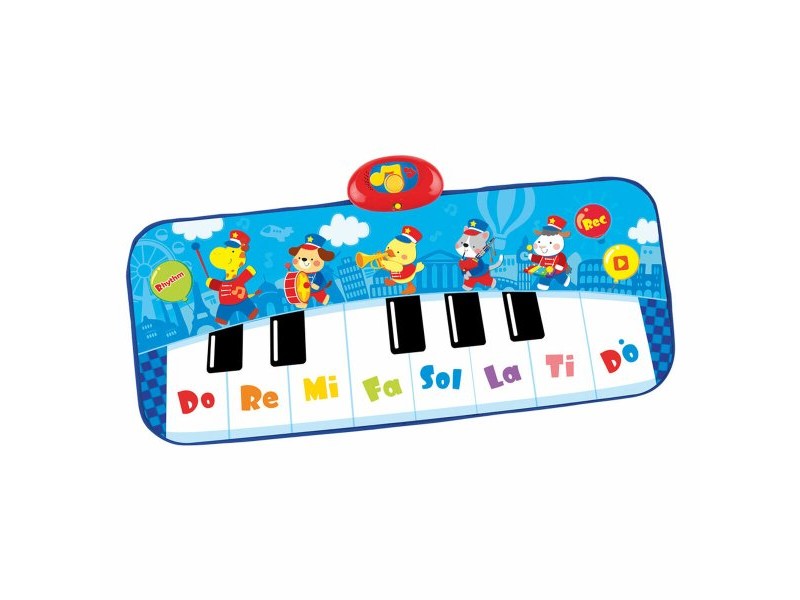 Играчка пиано Winfun 90 x 0,5 x 38 cm Син Животни (6 броя) Играчка пиано Winfun 90 x 0,5 x 38 cm Син Животни (6 броя)