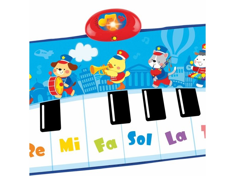 Играчка пиано Winfun 90 x 0,5 x 38 cm Син Животни (6 броя) Играчка пиано Winfun 90 x 0,5 x 38 cm Син Животни (6 броя)