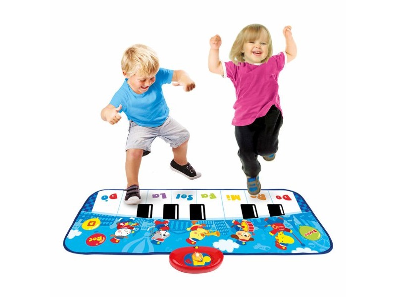 Играчка пиано Winfun 90 x 0,5 x 38 cm Син Животни (6 броя) Играчка пиано Winfun 90 x 0,5 x 38 cm Син Животни (6 броя)