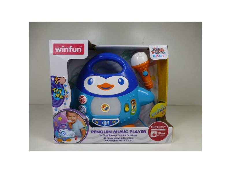 Mикрофон Караоке Winfun Пингвин 6 броя